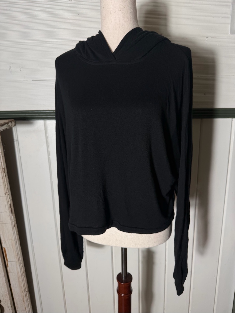 Masongrey pullover hoodie Long-Sleeve Women's Top- soft modal loungewear